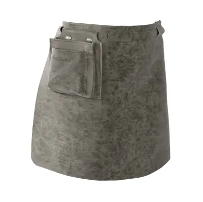 Grembiule ecopelle 70 x 45 cm Grigio - Tirolix