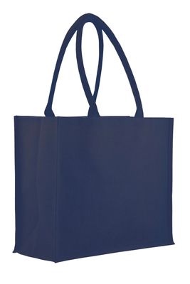 Borsa Juta Colorata 35hX45x15 cm Blu