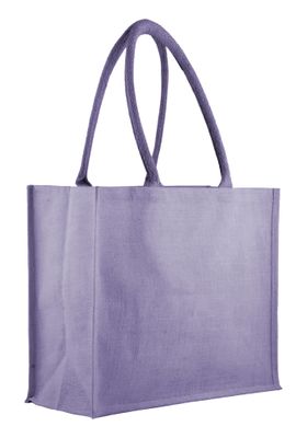 Borsa Juta Colorata 35hX45x15 cm Lilla