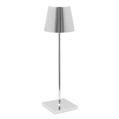 Lampada da tavolo 38 x 11 cm Poldina Cromo Lucido - Zafferano
