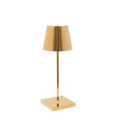 Lampada da tavolo 30 x 11 cm Poldina Mini Metal Oro - Zafferano