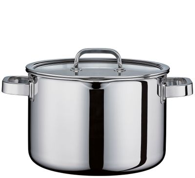 Spring - Pentola alta con coperchio 24 cm Finesse2+