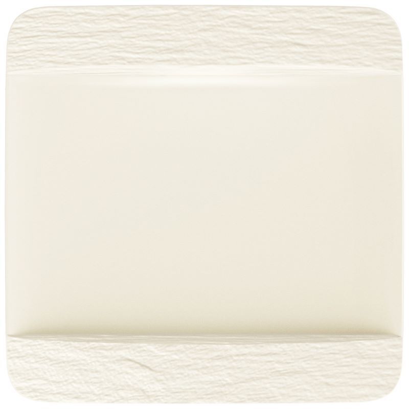 Villeroy &amp; Boch, The Rock White Glacier - Piatto piano quadrato 28 x 28 cm