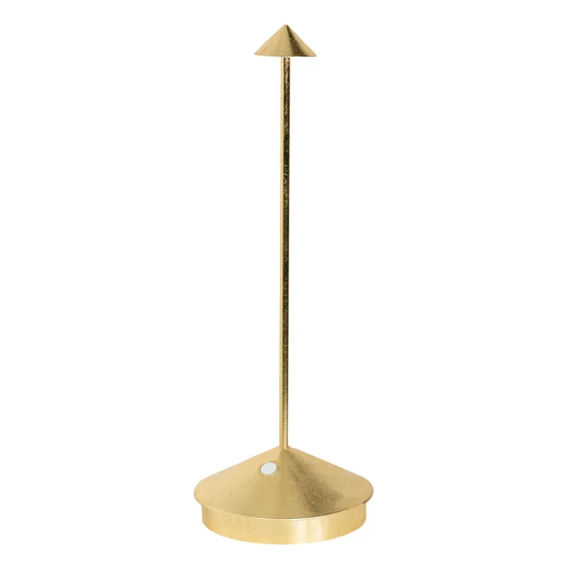 Lampada da tavolo 29 x 10,5 cm Pina Foglia Oro - Zafferano