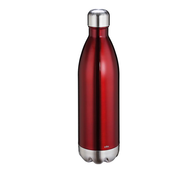 Bottiglia termica 1 l Rosso Elegante - cilio