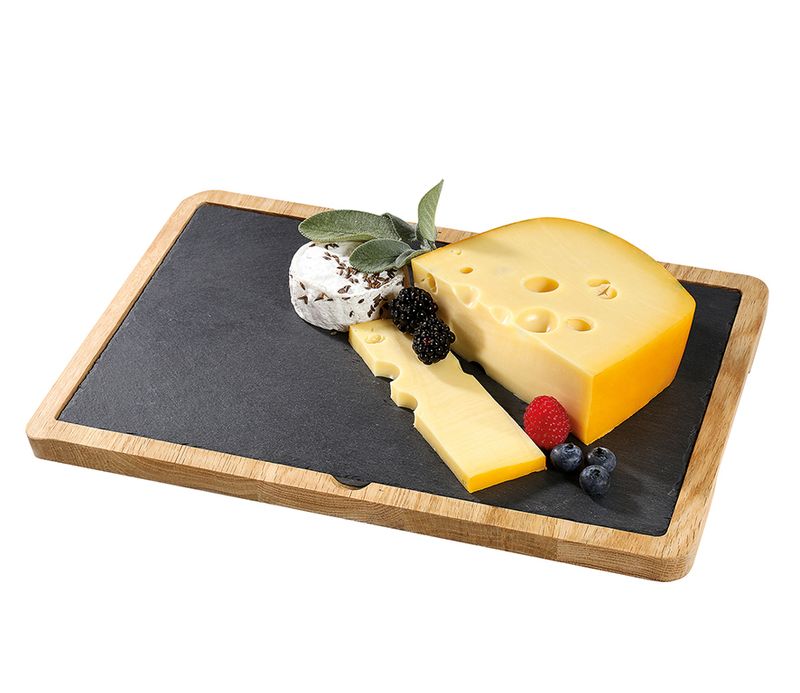 Tagliere da servire rettangolare con piatto 33 x 23 cm Formaggio - cilio