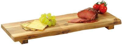 Kesper - Tagliere rettangolare con piede 53 x 19 cm