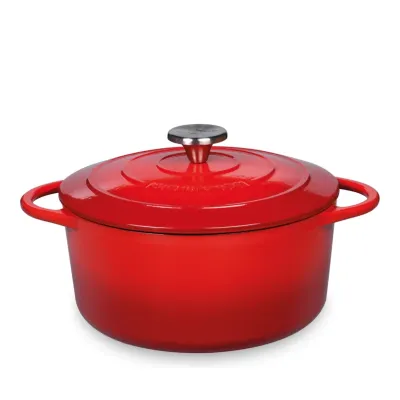 Küchenprofi - Casseruola rotonda 24 cm rosso