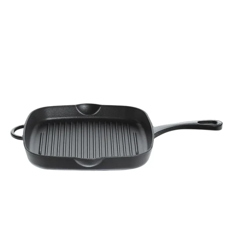 Küchenprofi - Padella per grigliare quadrata alta nero 26 x 26 cm