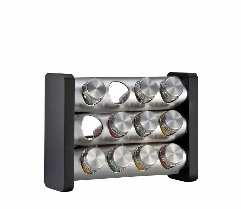 Küchenprofi - Portaspezie orizzontale 12 posti 29,5 x 22 cm