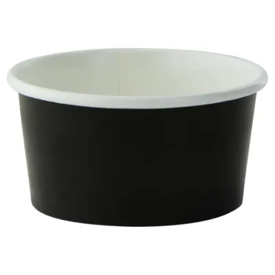 Firstpack - Coppa per gelato nera 100 ml