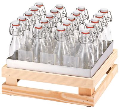Frilich - 20 bottiglie con supporto 29h cm Raiser Nature