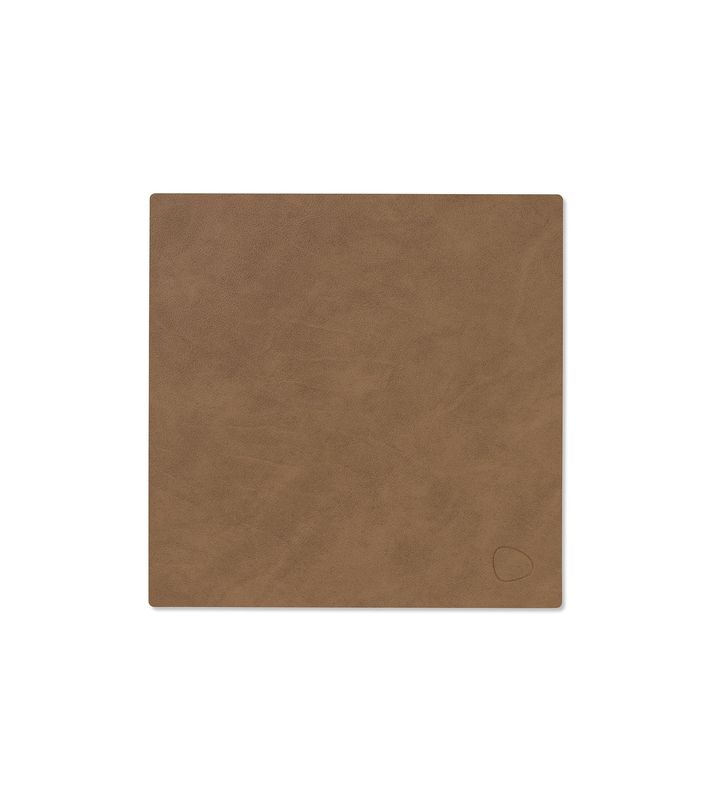 Lind DNA - Tovaglietta Nupo Square brown 28x28 cm