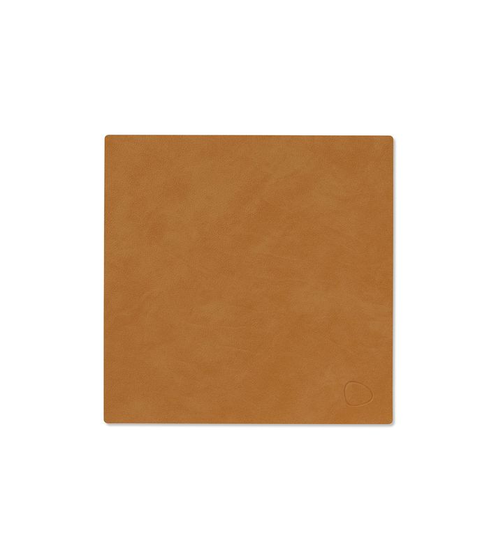 Lind DNA - Tovaglietta Nupo Square burned curry 28x28 cm