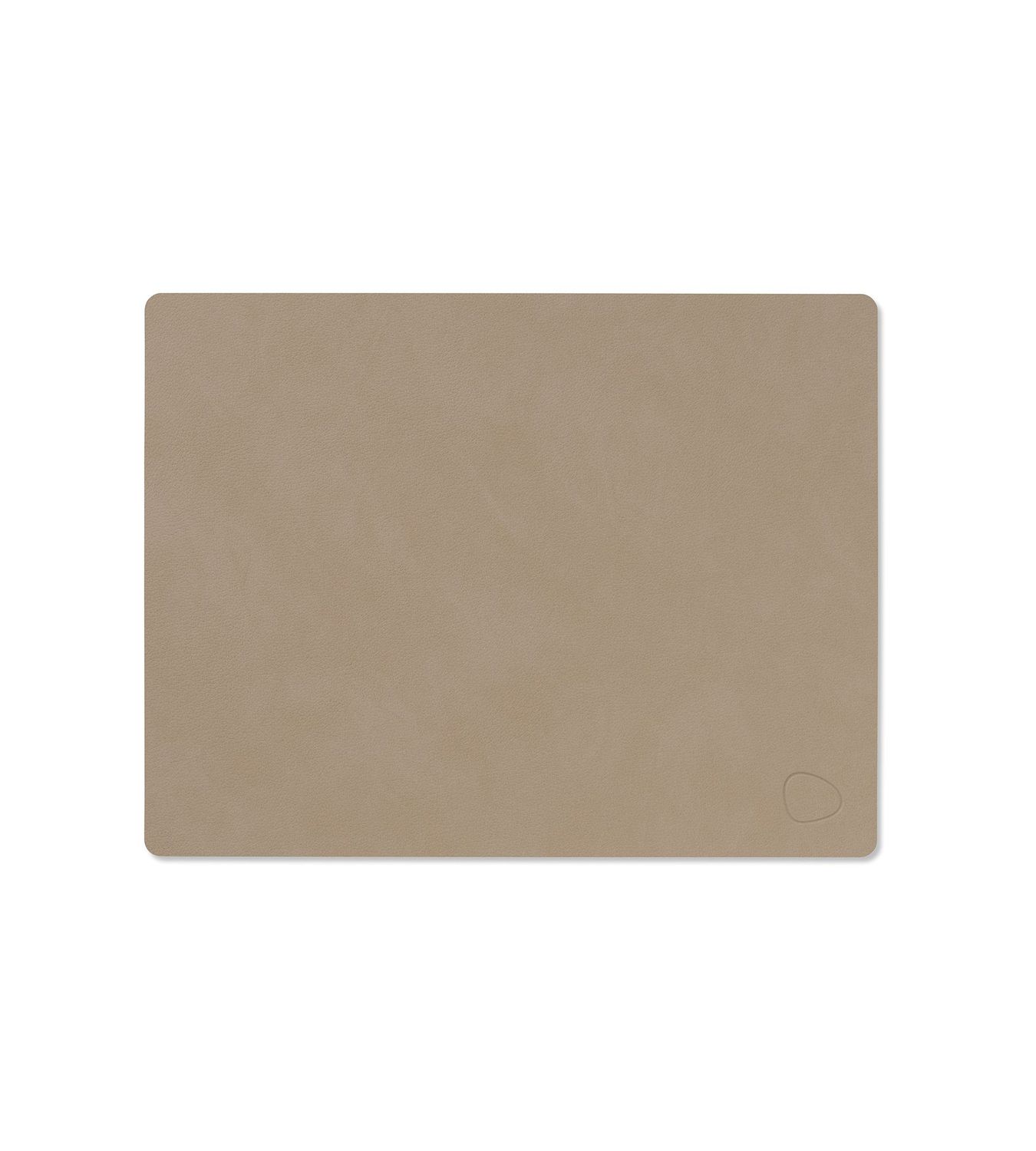 Lind DNA - Tovaglietta Nupo Square clay brown 26,5x34,5 cm