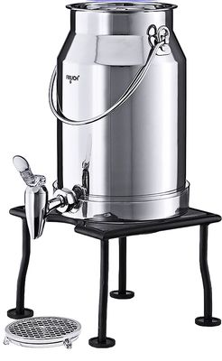 Frilich - Dispenser per latte 5 l Raiser Inox