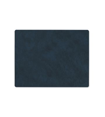Lind DNA - Tovaglietta Nupo Square midnight blue 26,5x34,5 cm