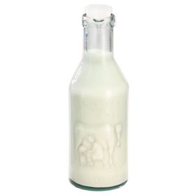 Frilich - Bottiglia per latte con tappo 1 l Connect&amp;Carafine