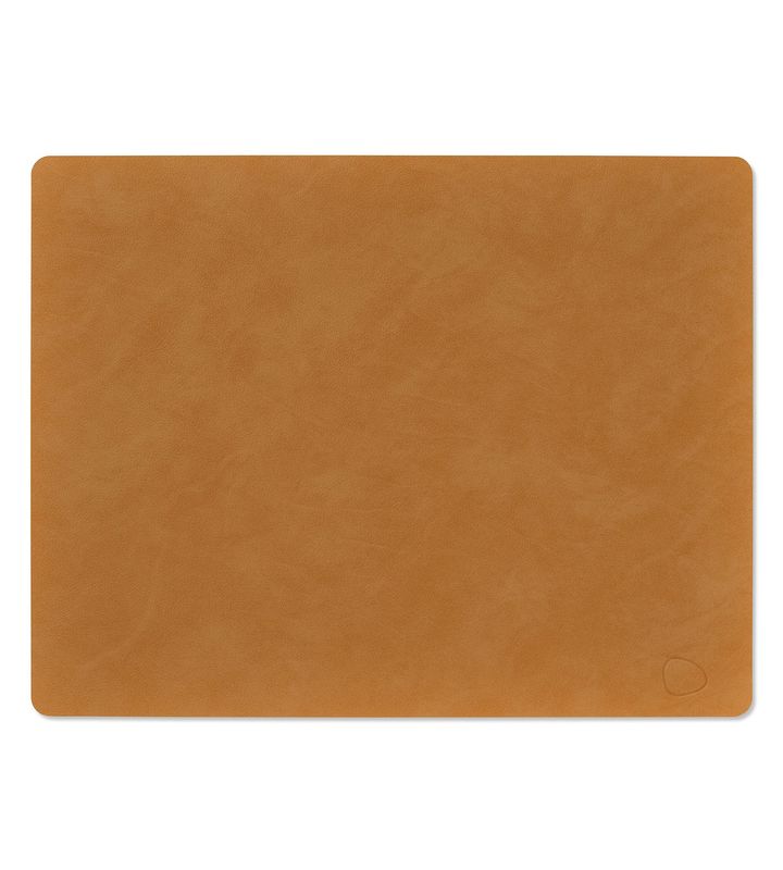 Lind DNA - Tovaglietta Nupo Square burned curry 35x45 cm