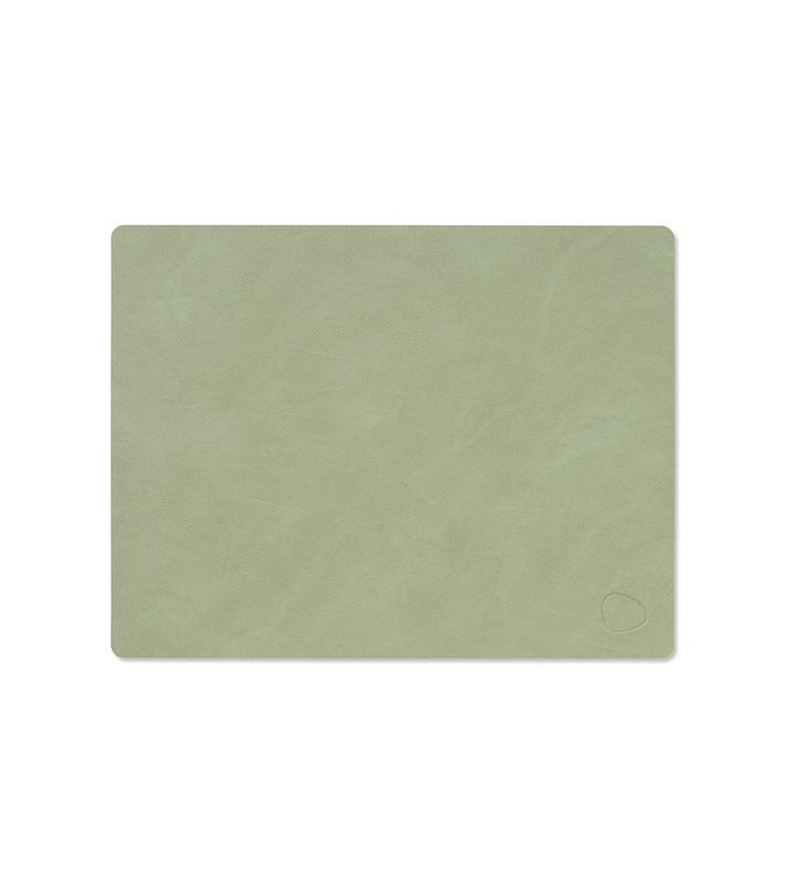 Lind DNA - Tovaglietta Nupo Square olive green 26,5x34,5 cm