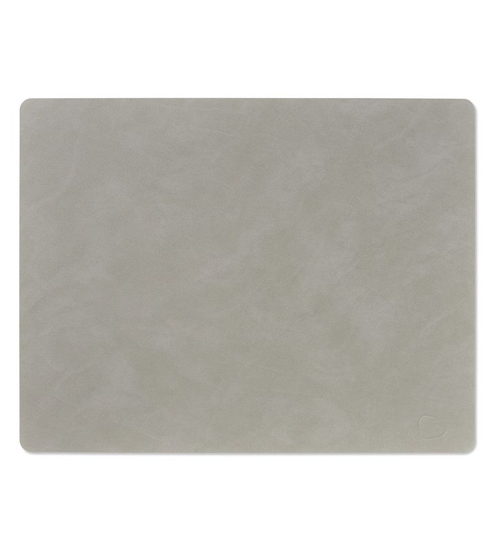 Lind DNA - Tovaglietta Nupo Square light grey 35x45 cm