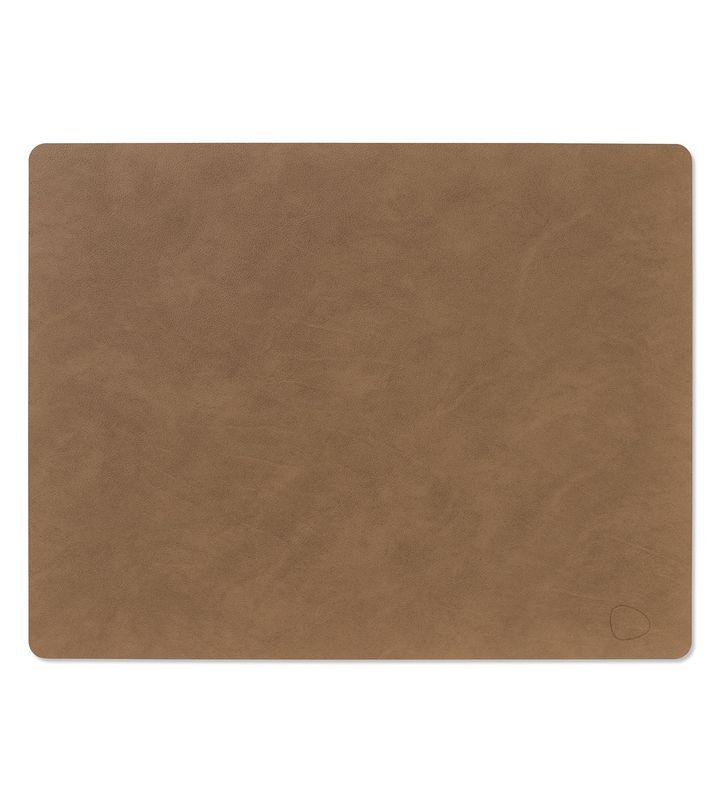 Lind DNA - Tovaglietta Nupo Square brown 35x45 cm