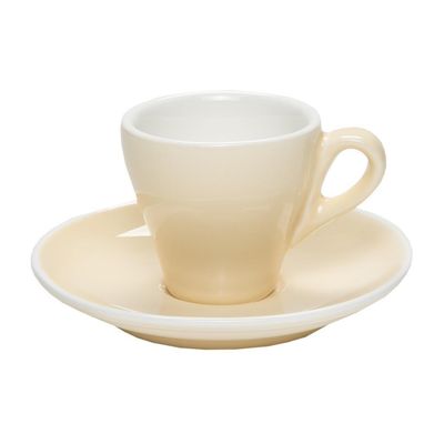 Tirolix - Tazza The Con Piatto 18 cl Breakfast Avorio