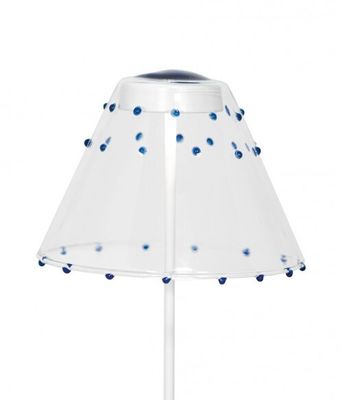 Paralume Swap in vetro 13 x 9 cm Blu - Zafferano