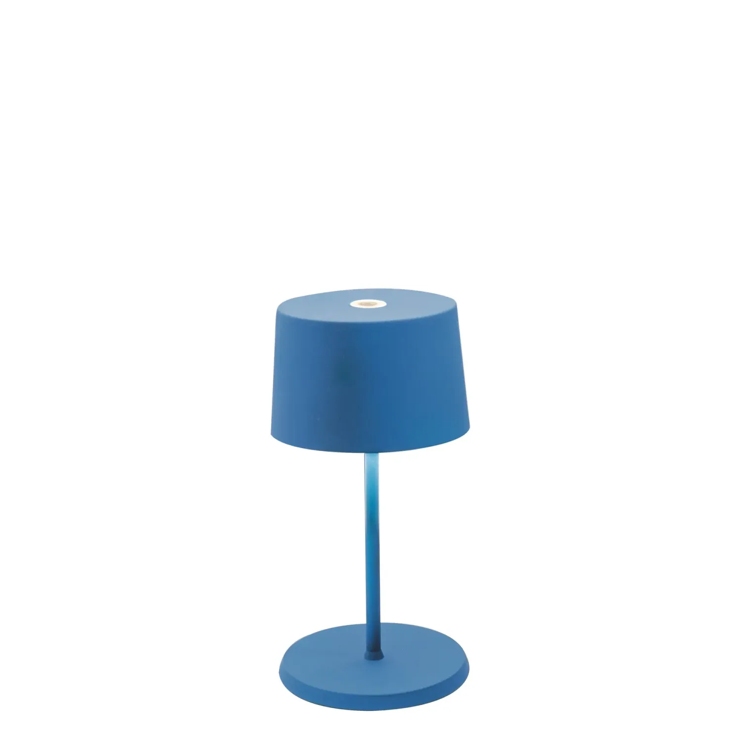 Lampada da tavolo 22 x 11 cm Olivia Mini Blu Capri - Zafferano