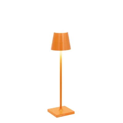 Lampada da tavolo 27,5 x 7 cm Poldina Micro Arancione - Zafferano