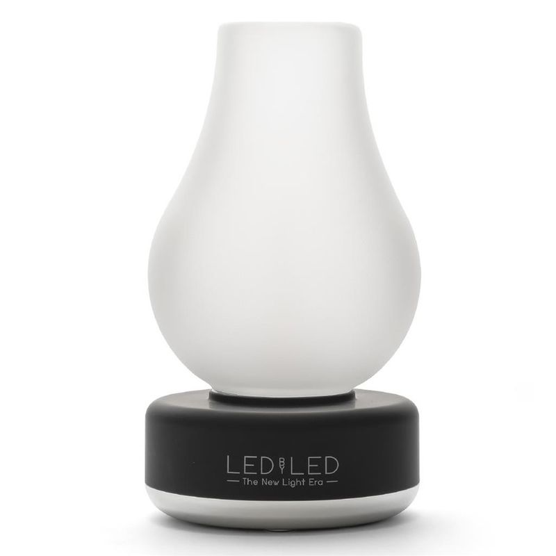 Lampada Led 14 cm Nina Nero/Silver - Led By Led