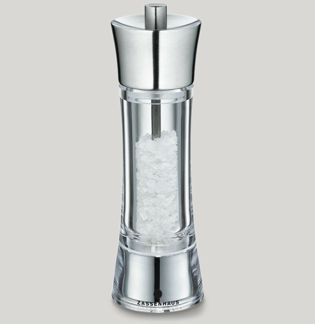 Macina sale  inox/acrilico 18 cm Aachen - Zassenhaus