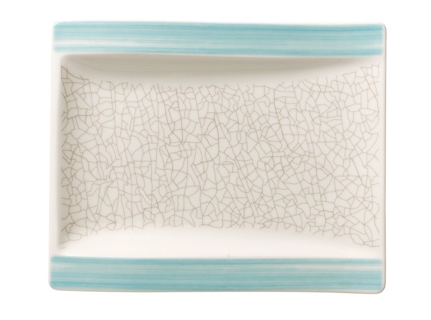 Villeroy &amp; Boch, Amarah Aquamarin - Piatto piano rettangolare 26 x 20 cm