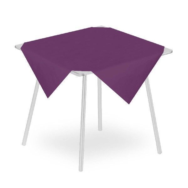Tovaglia viola 100x100 cm - 100 pezzi - Packservice