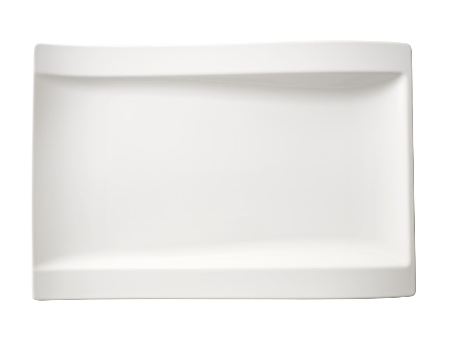 Villeroy &amp; Boch, NewWave- Piatto piano gourmet rettangolare 37 x 25 cm