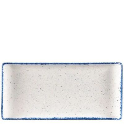 Churchill - Piatto rettangolare 30 x 14,5 cm Hints Indigo Blue