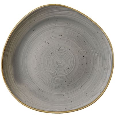 Churchill - Piatto piano irregolare 28,6 cm Peppercorn Grey