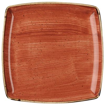 Churchill - Piatto quadrato 26,8 cm Spiced Orange