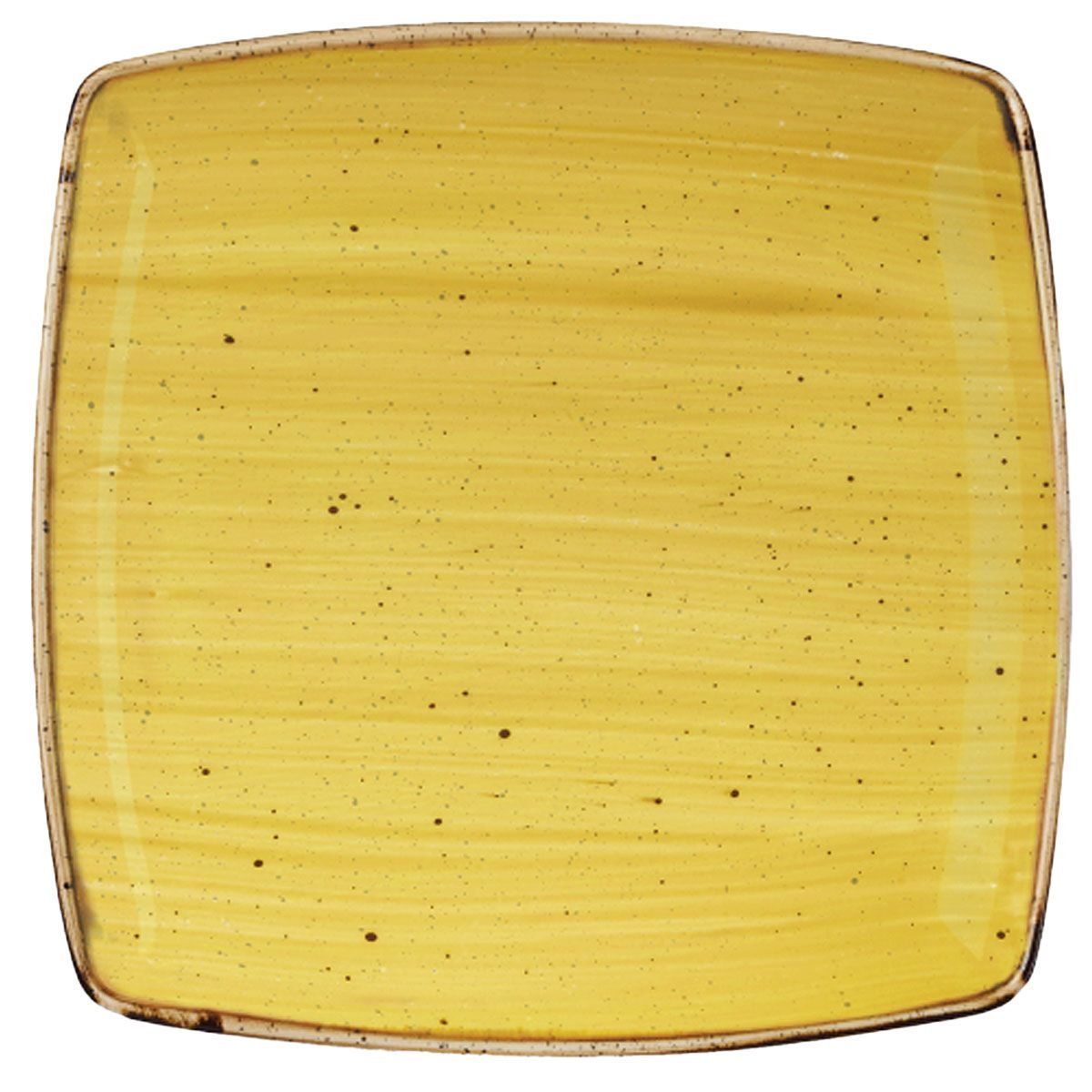Churchill - Piatto quadrato 26,8 cm Mustard Seed Yellow