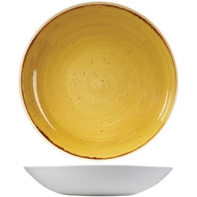 Churchill - Piatto fondo 24,8 cm Mustard Seed Yellow