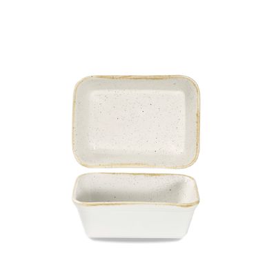 Churchill - Pirofila rettangolare 16 x 12 x 5 cm Barley White