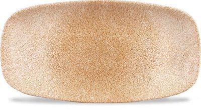 Churchill - Piatto oblungo 29,8 x 15,3 cm Raku Garnet Orange Studio Prints