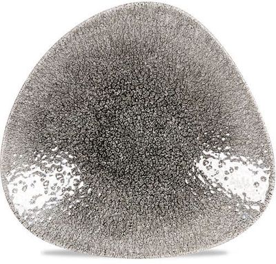 Churchill - Ciotola triangolare 21 x 21 cm Raku Quartz Black Studio Prints