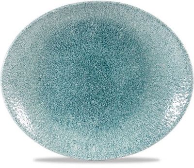Churchill - Piatto ovale 27 x 22,9 cm Raku Jade Green Studio Prints