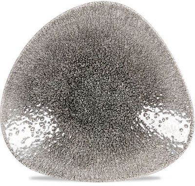 Churchill - Ciotola triangolare 27,2 x 26,7 cm Raku Quartz Black Studio Prints