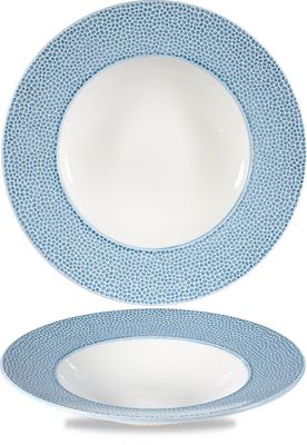 Churchill - Piatto fondo con falda 28 cm Ocean Blue Isla