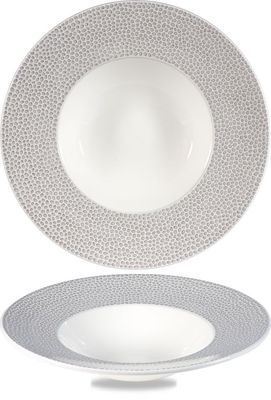 Churchill - Piatto fondo con falda 28 cm Shale Grey Isla