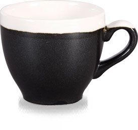 Churchill - Tazzina espresso 10 cl Onyx black Monochrome