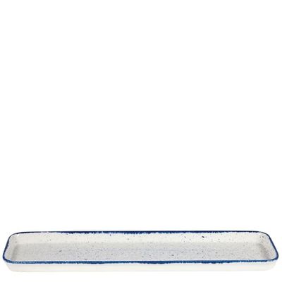 Churchill - Vassoio rettangolare 53 x 15 x 2,5 cm Hints Indigo Blue