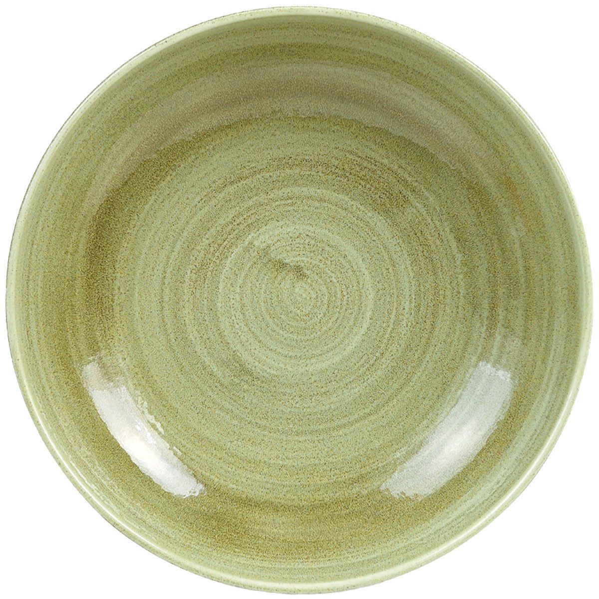 Churchill - Piatto fondo 24,8 cm Patina Burnished Green